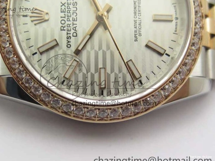 1227 Sustainable DateJust 36 SS RG 126281 BP Maker 1:1 Best Edition Silver Dial on Oyster Bracelet 2502